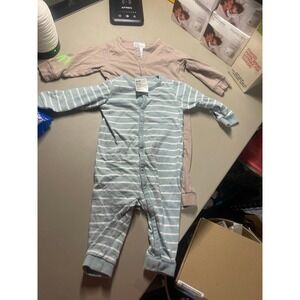 H&M 2pc set 6month sleepers neutral gender
